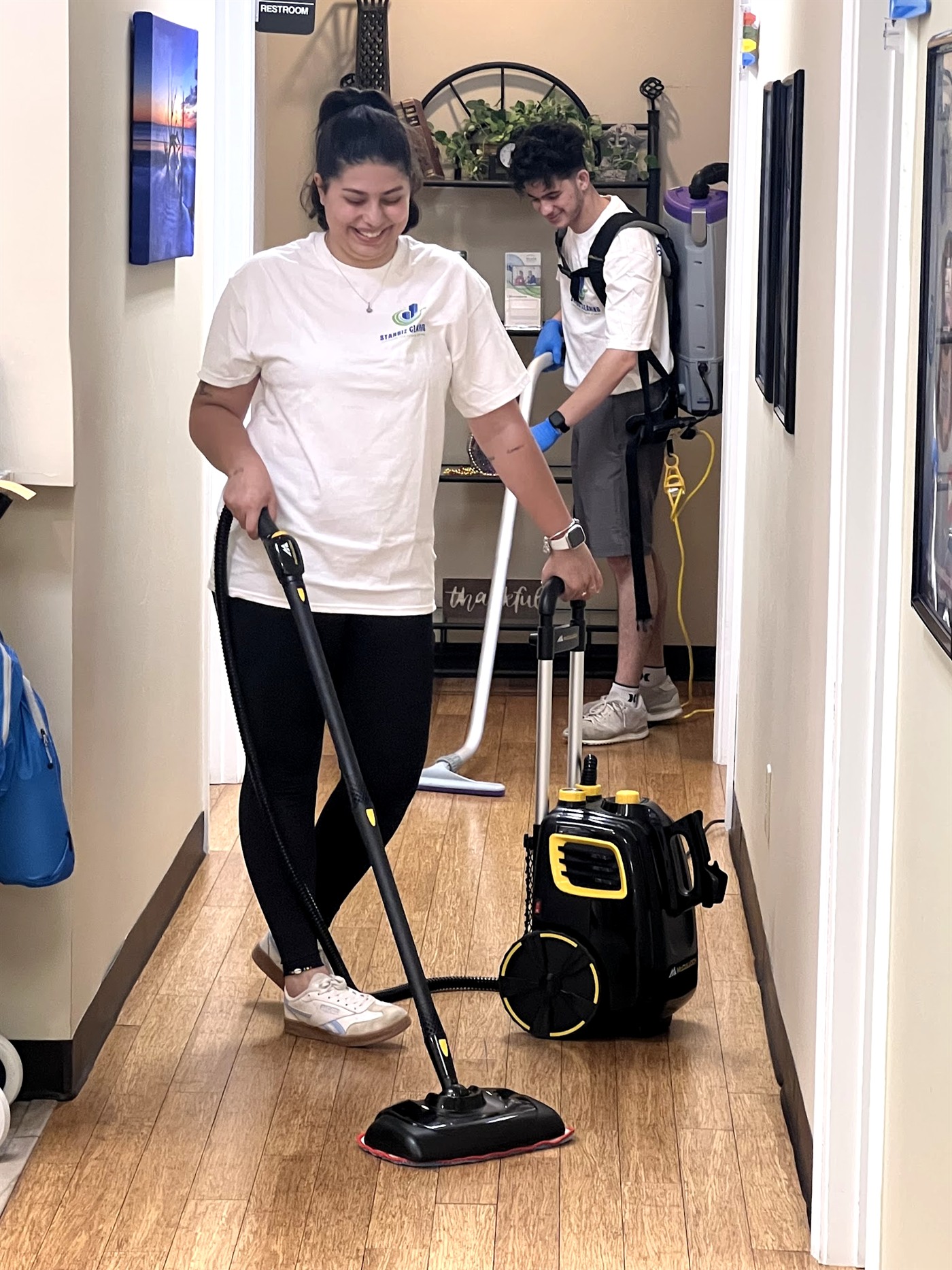 Professional floor & hardwood care — Starbiz Cleaning, North Atlanta